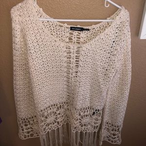Crochet shirt.